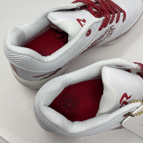 Ringor Flite Spikes Softball Metal‎ Cleats Womens 9 Rising Tide White Red Shoes - Picture 12 of 12